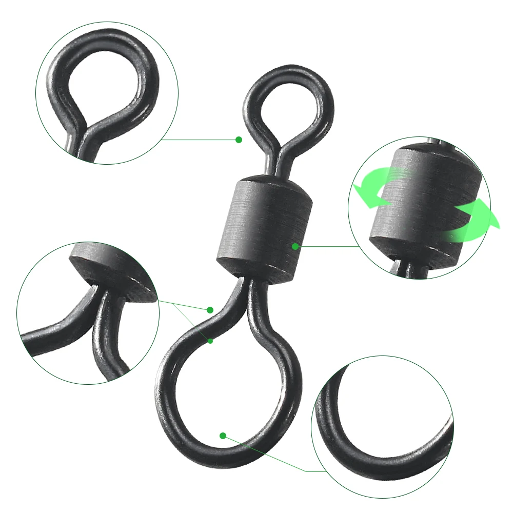 100pcs Carp Fishing Swivel Big - Fishing Lure Accessories 리뷰 및 가격