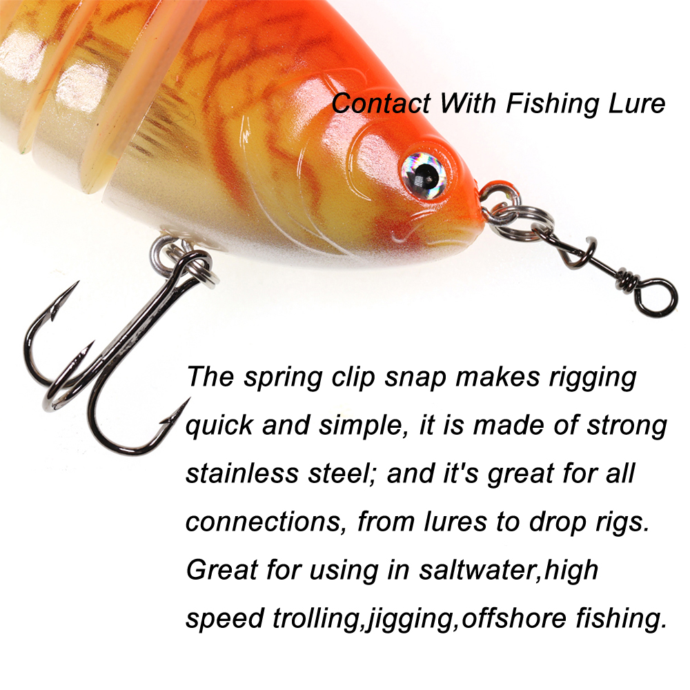 Bimoo 50pcs Stainless Steel Qu - Fishing Lure Accessories 리뷰 및 가격