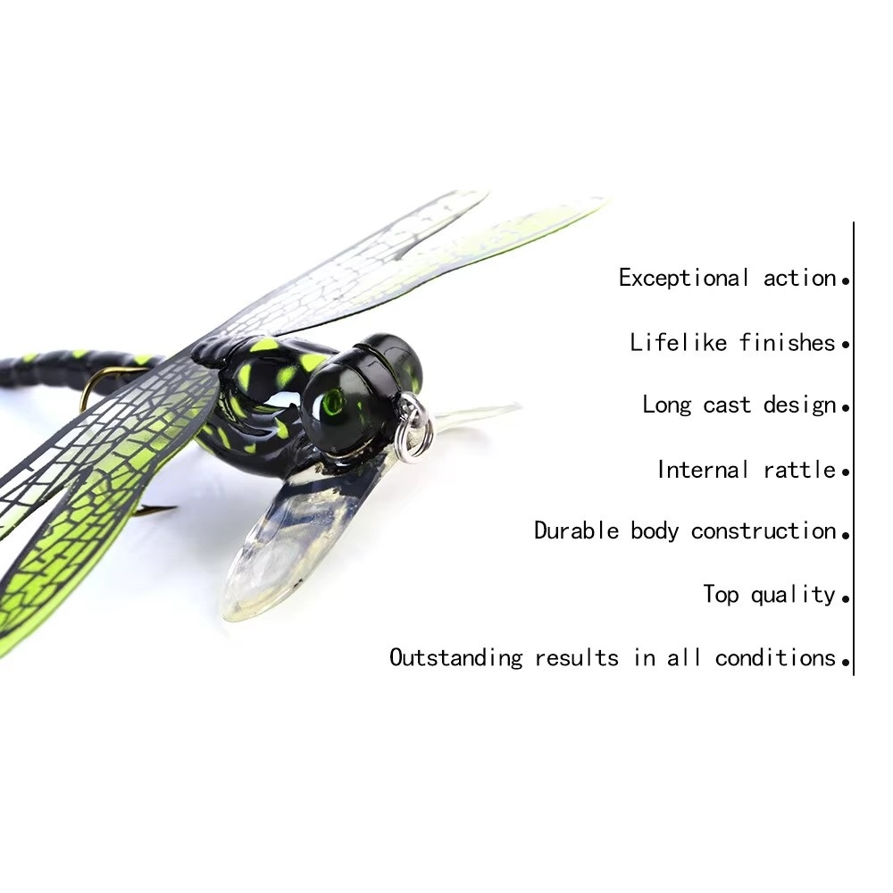FTK 6g Topwater Dragonfly Dry  - Fishing Lure Popper 리뷰 및 가격