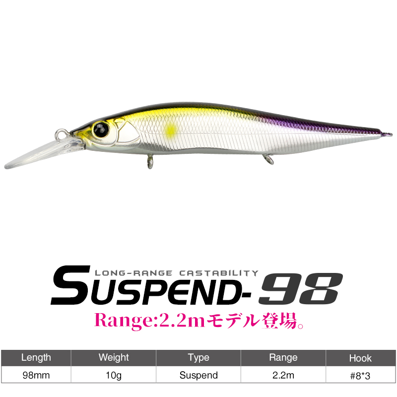 TSURINOYA  Suspending Minnow J - Fishing Lure Jerkbait 리뷰 및 가격