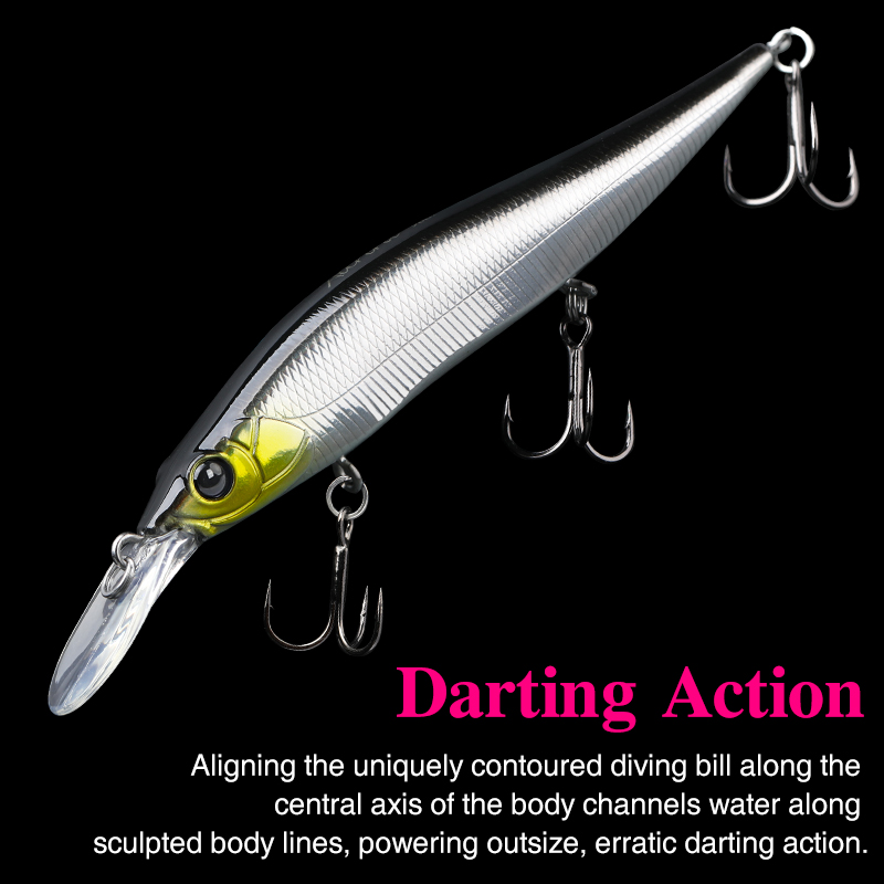 TSURINOYA  Suspending Minnow J - Fishing Lure Jerkbait 리뷰 및 가격