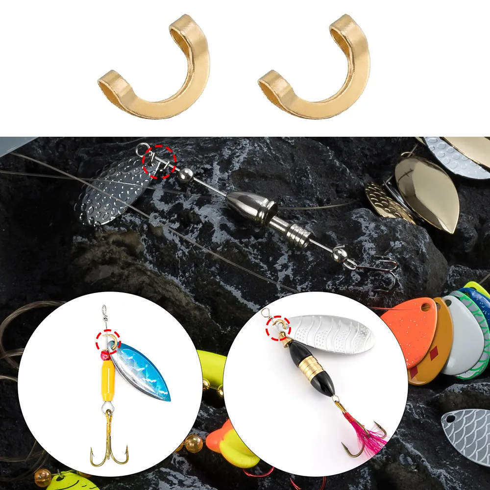 100pcs Fishing U Shaped Fixed  - Fishing Lure Spinnerbait 리뷰 및 가격