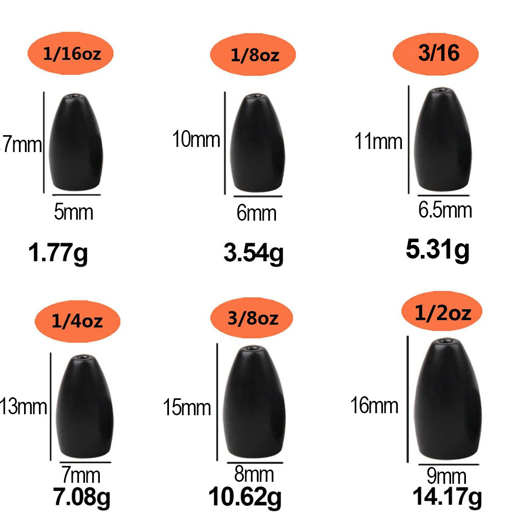 Tungsten Steel Fishing Weights - Fishing Lure Jig 리뷰 및 가격