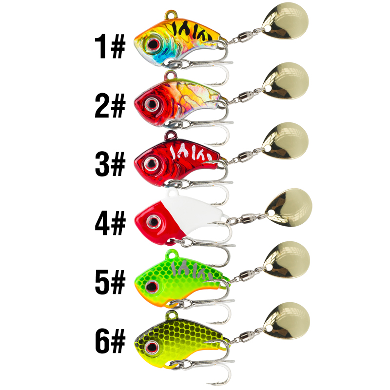 6PC 5g/7g/10g/14g/20g Rotating - Fishing Lure Crankbait 리뷰 및 가격