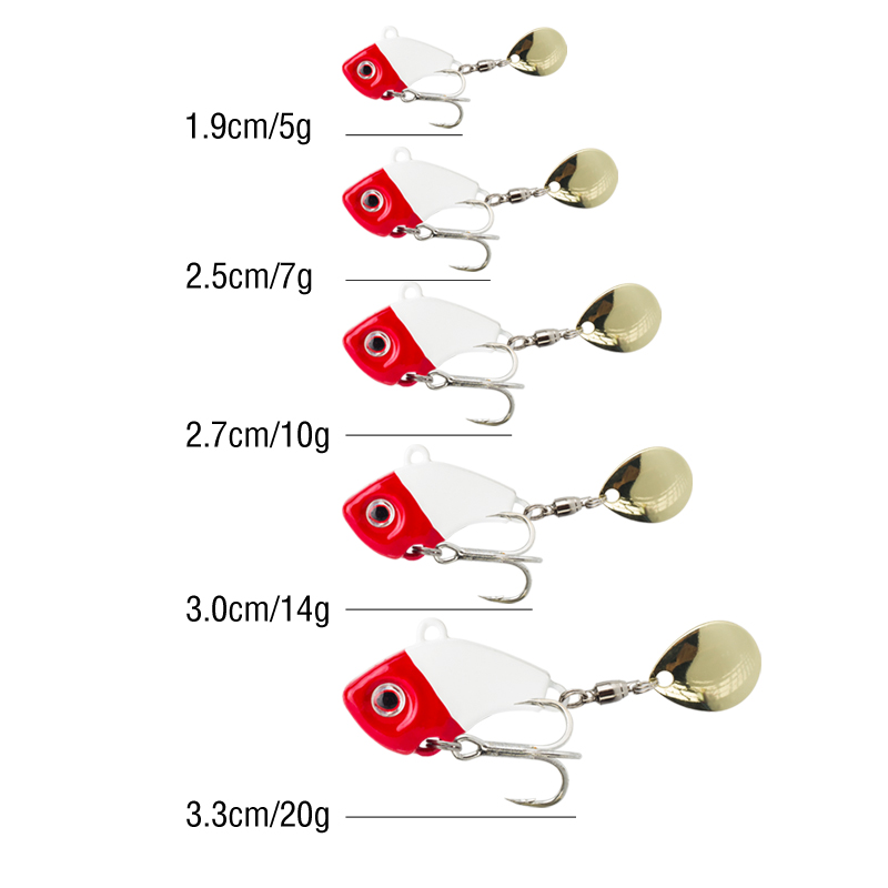 6PC 5g/7g/10g/14g/20g Rotating - Fishing Lure Crankbait 리뷰 및 가격