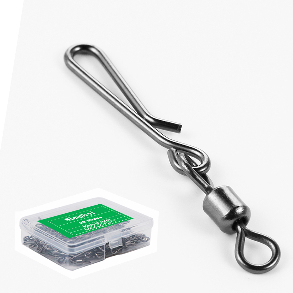 50pcs Box Rolling Swivel With  - Fishing Lure Box 리뷰 및 가격